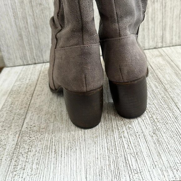 Jeffrey Campbell RuchedBoots, suede Slouchy Ankle Boots - Picture 5 of 9